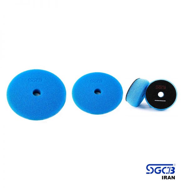 پد پولیش آبی بسیار زبر سایز 75, 130 ,150 میلیمتر مخصوص دستگاه پولیش دوال اکشن و روتاری
